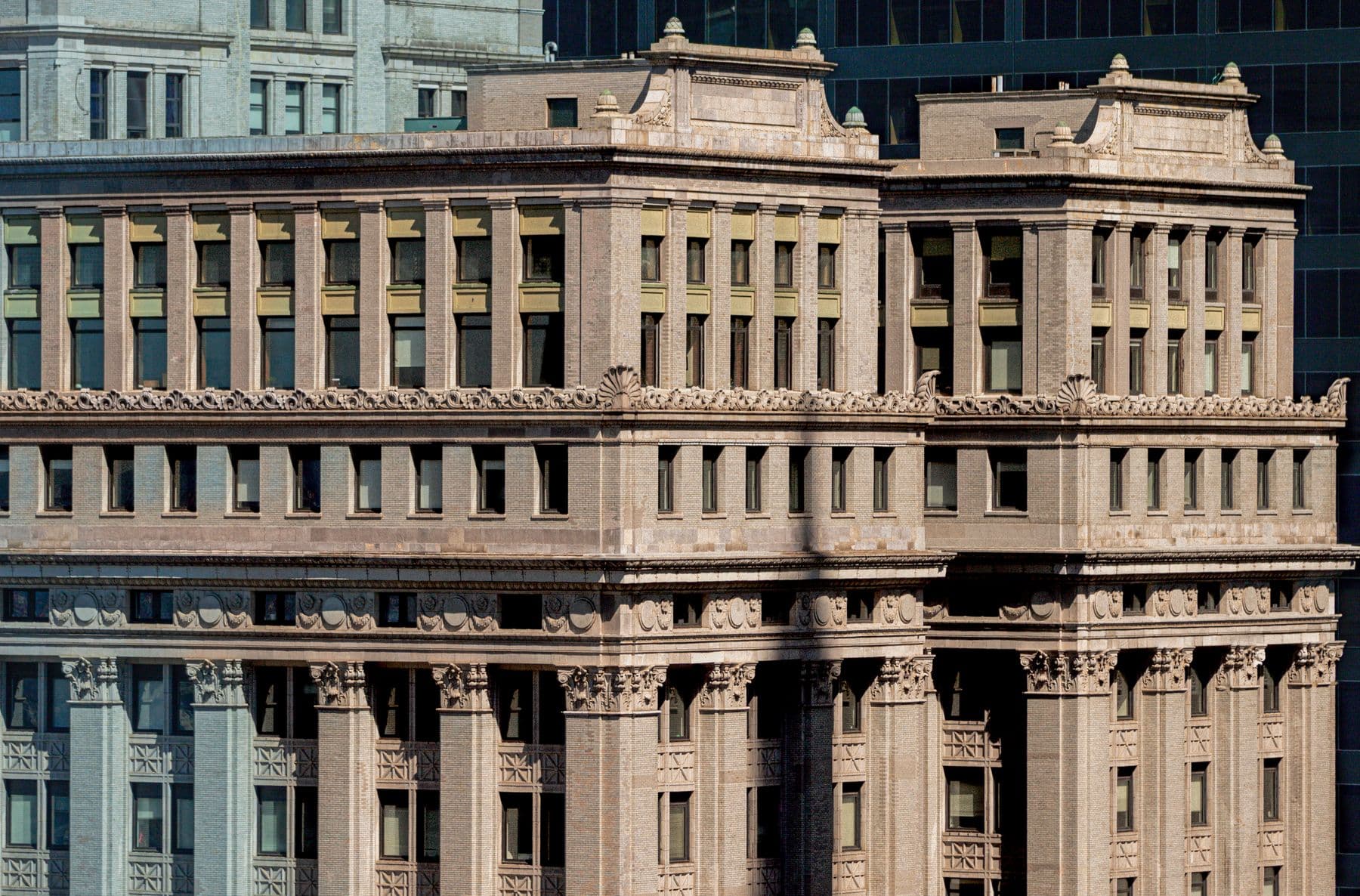 Stately neoclassical architecture